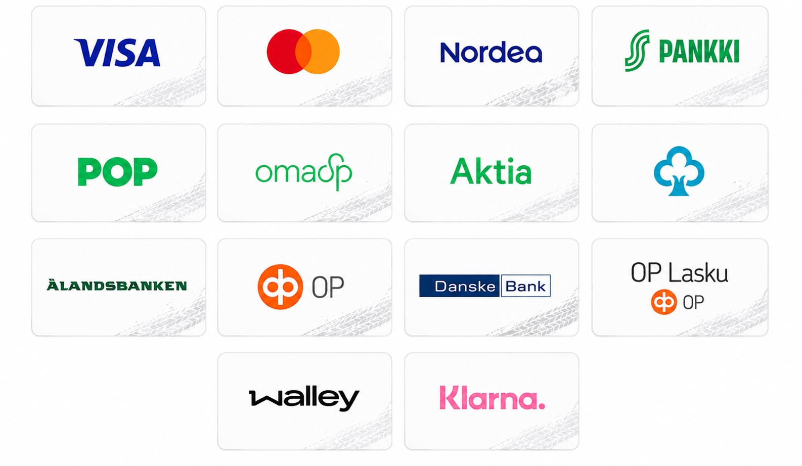 Maksutavat mönkijän renkaat